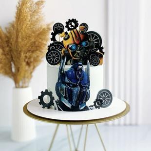 Transformers Theme Cake