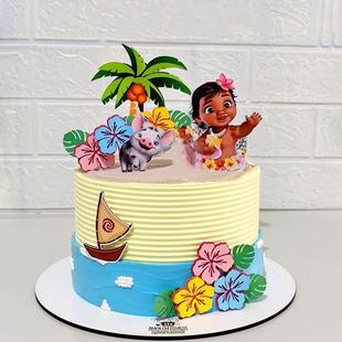 Moana Cartoon Cake