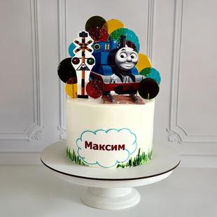 Thomas N Friends Theme Cake