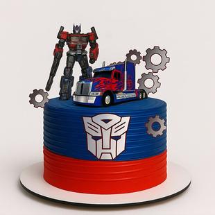 Transformers Theme Cake