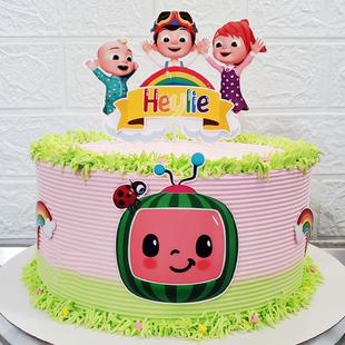 Cocomelon Theme Cake