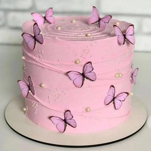 Butterfly Bliss Vanilla Cake
