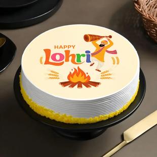 Happy Lohri Cake