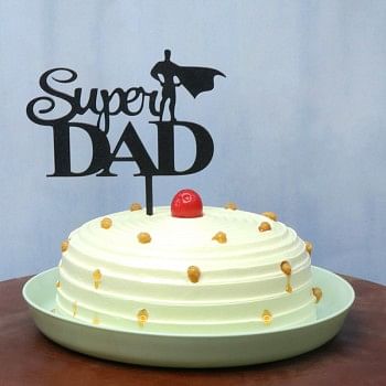 Butterscotch Cake for Super Dad