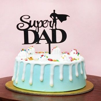 Vanilla Designer Cake for DAD