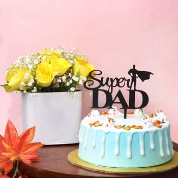 Floral Delight Cake for Dad