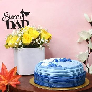 Dads Special Blossom Cake Combo