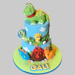 Dino Kids Theme Cake