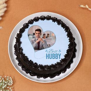 Photo Cake for Husband