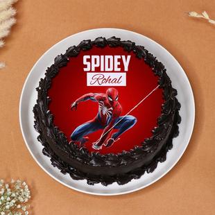 Spidey Photo Cake