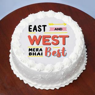 Rakhi Special Vanilla Cake