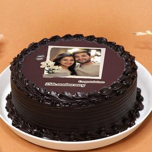 Joyous 25 Years Cake