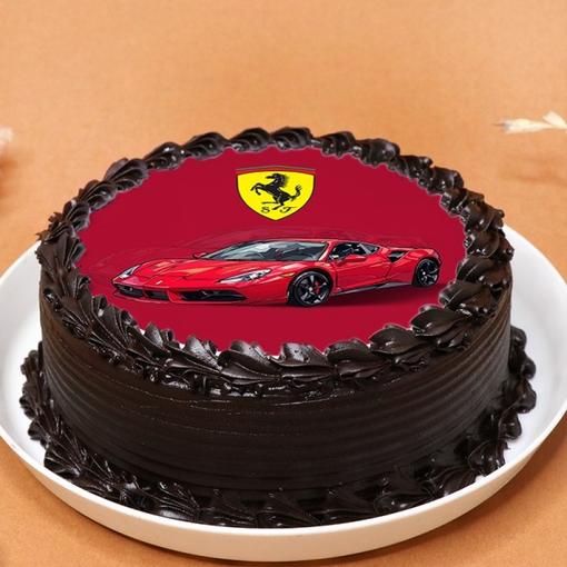 Ferrari Theme Cake