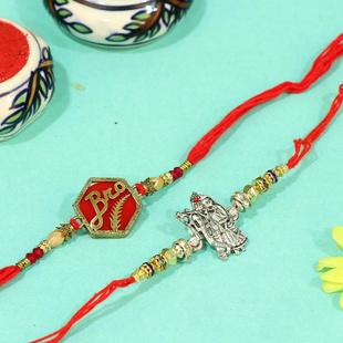 Set Of 2 Designer Rakhi