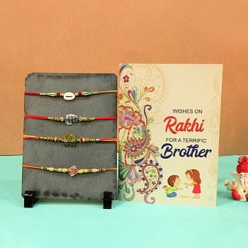 Amazing cards and designer rakhi Combos