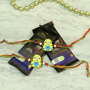 Bournville Minion Rakhi Duo Pack