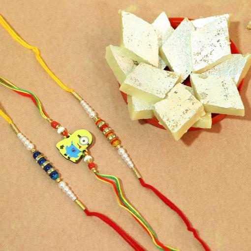 Yummy Kaju Katli With Rakhi