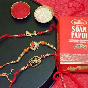 Divine Rakhi Sweet Hampers