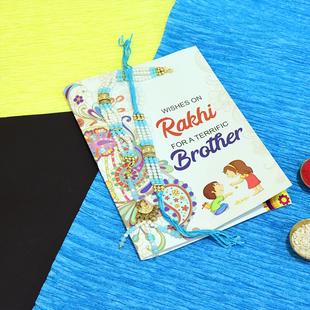 Classic Rakhi Greeting Card Combo