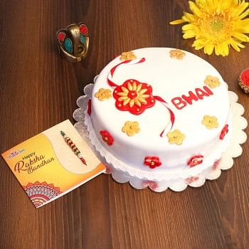 Bhai Cake an Rakhi Combo