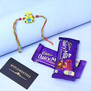 Minion Rakhi Choco Love