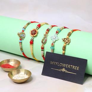 Lovable Designer Rakhi sets for Family
