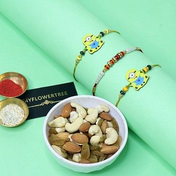 Rakhi Happiness with Dry Fruits