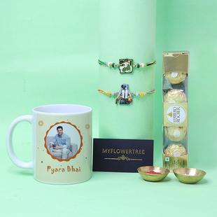 Delightful Rakhi with Coffeemugs - Amazing
