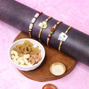 Rakhi Set N Healthy Dry Fruits