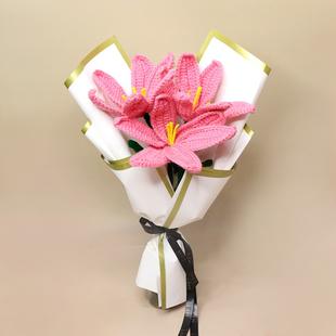 Lily Crochet Flower Bouquet