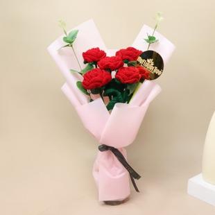 Roses Crochet Flower Bouquet