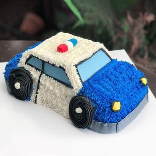 Police Car Theme Cake