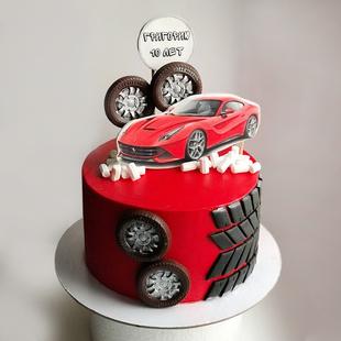 Porsche Car Cake