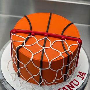 Basketball Game Cake