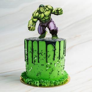 Hulk Theme Cake