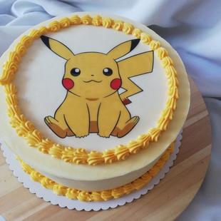 Pikachu Cartoon Cake