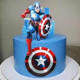 Captain America Cake